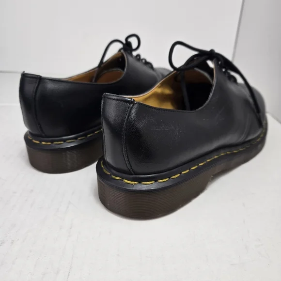 DR MARTENS 1461 BLACK SMOOTH LEATHER OXFORD SHOES Men'sSIZE 12 ( Uk 11 )